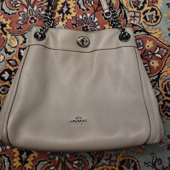 Coach Handbags - Coach shoulder bag with chain straps